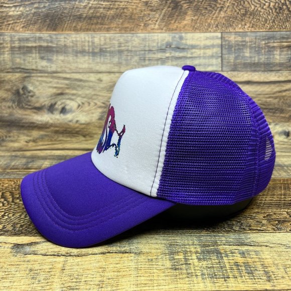 Phish Mens Trucker Hat Purple Snapback Tie-Dye Vermont 80s Jam Band Baseball Cap - Picture 4 of 8